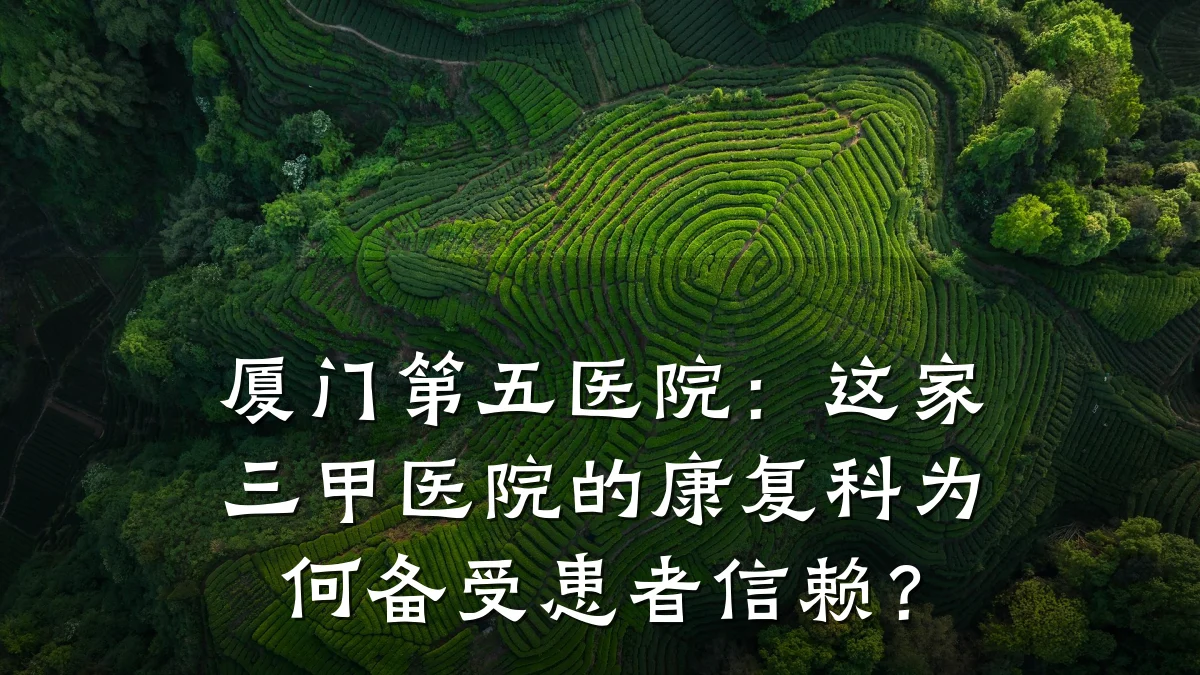 厦门第五医院:这家三甲医院的康复科为何备受患者信赖?