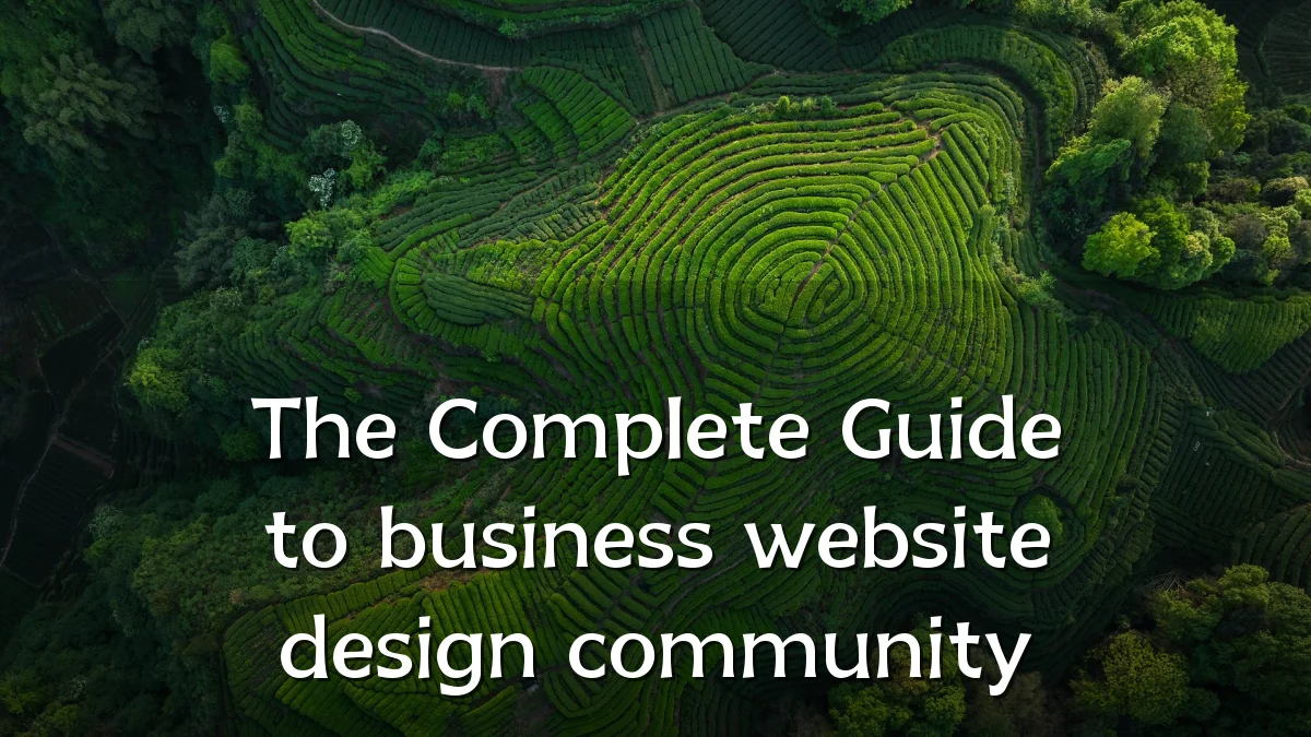 The Complete Guide to business website design community