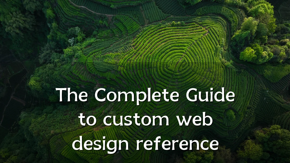 The Complete Guide to custom web design reference