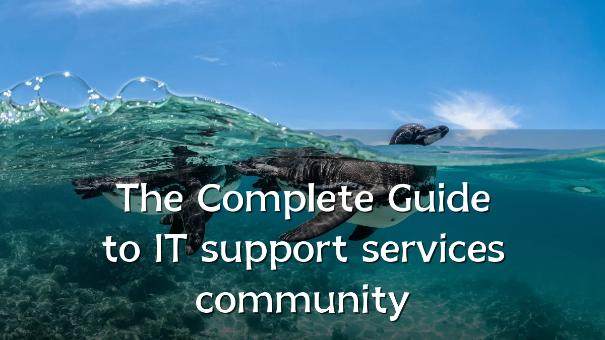 The Complete Guide to IT support services community