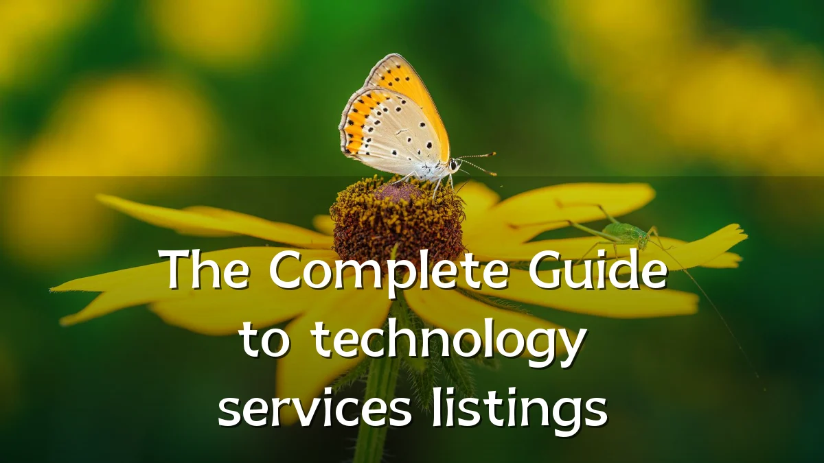 The Complete Guide to technology services listings