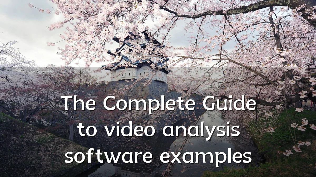 The Complete Guide to video analysis software examples