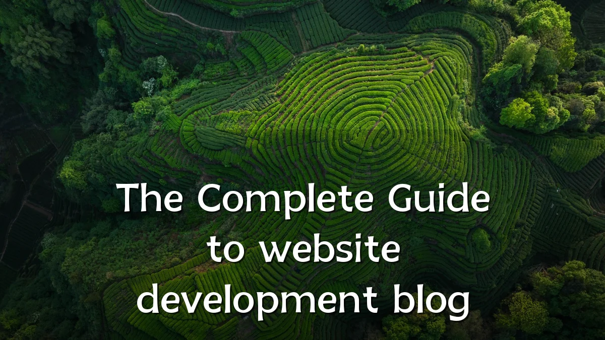 The Complete Guide to website development blog