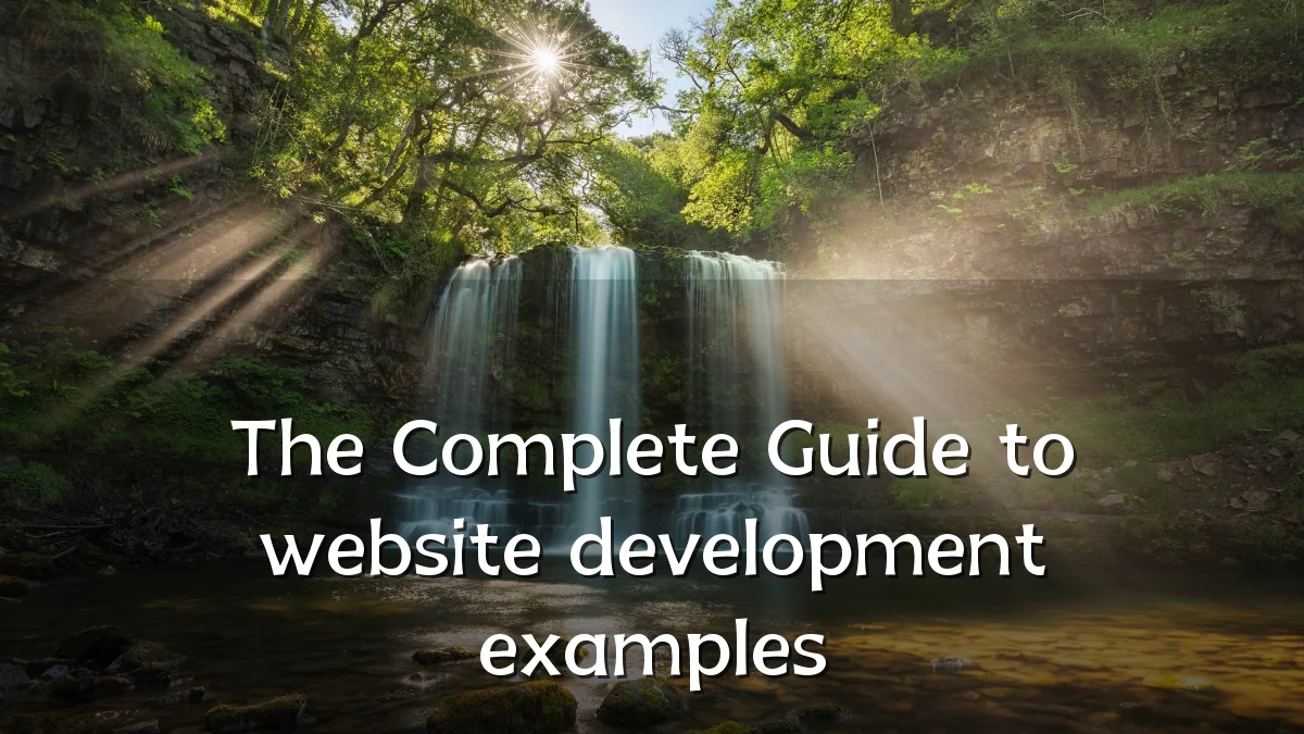 The Complete Guide to website development examples