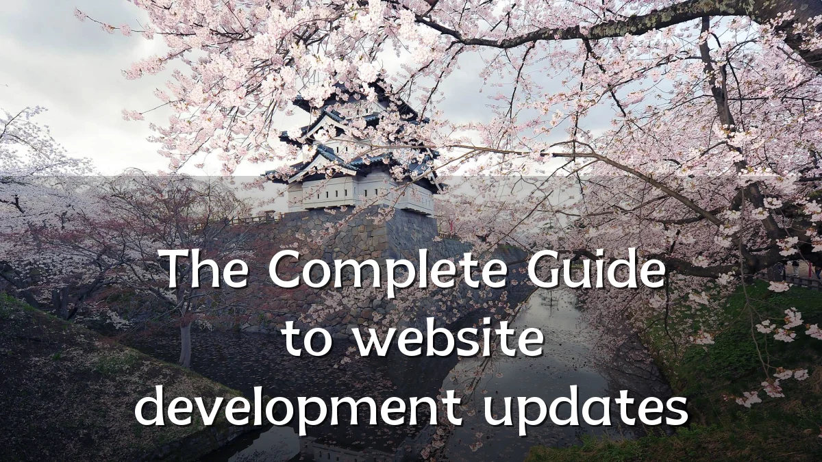 The Complete Guide to website development updates