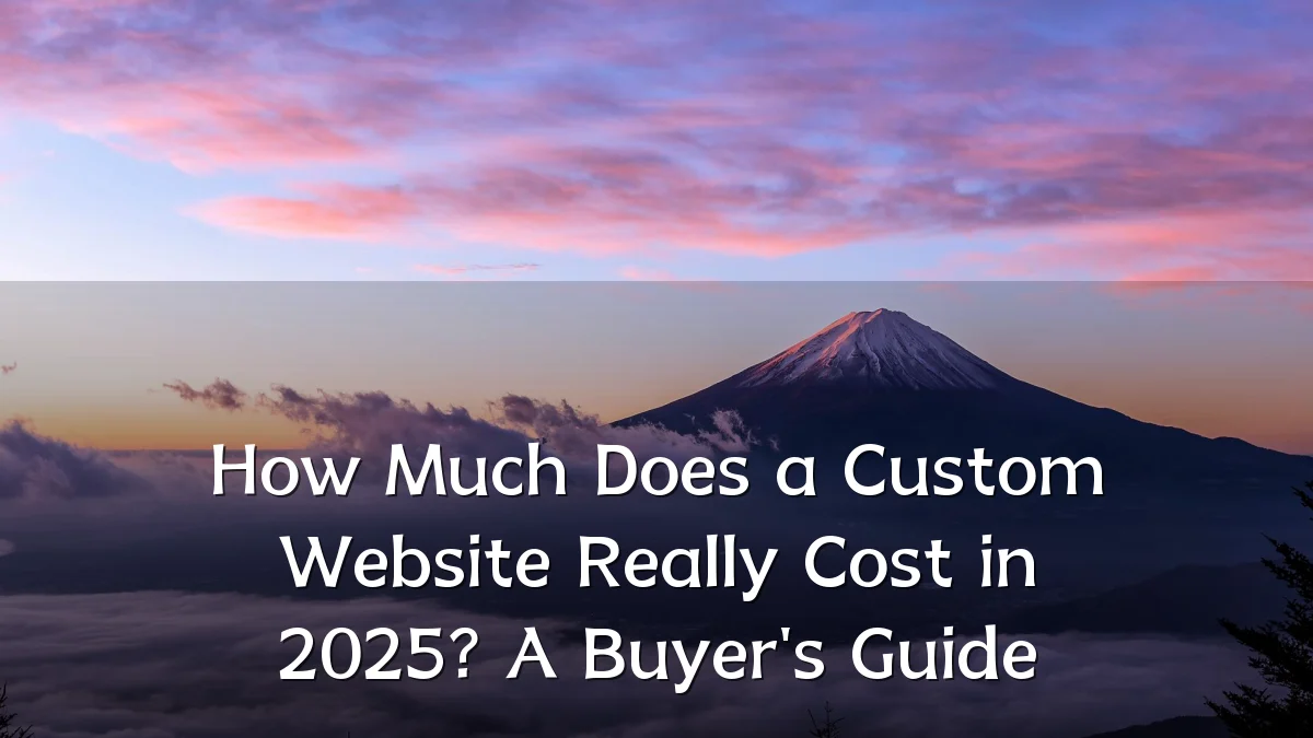 How Much Does a Custom Website Really Cost in 2025? A Buyer's Guide