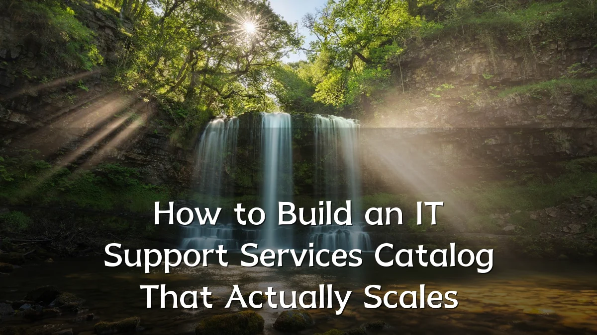 How to Build an IT Support Services Catalog That Actually Scales
