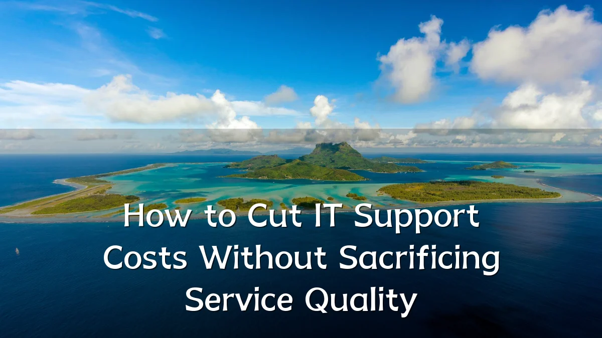 How to Cut IT Support Costs Without Sacrificing Service Quality