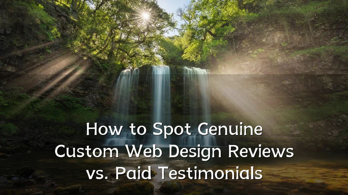 How to Spot Genuine Custom Web Design Reviews vs. Paid Testimonials