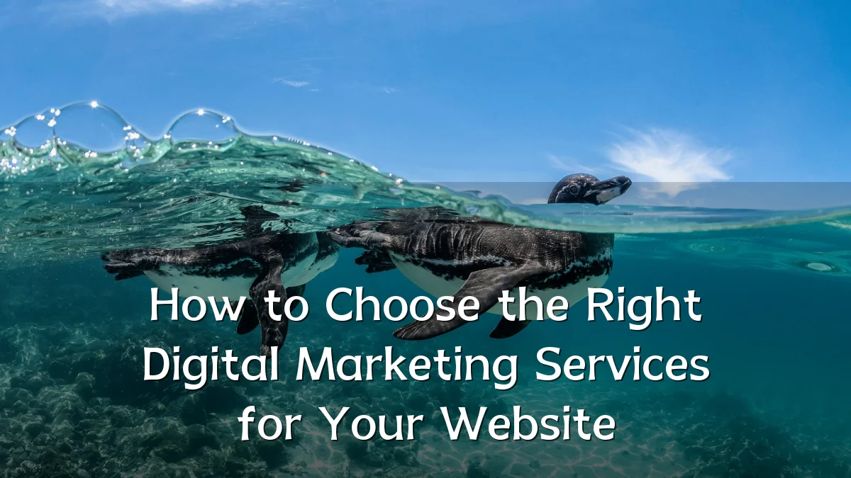 How to Choose the Right Digital Marketing Services for Your Website