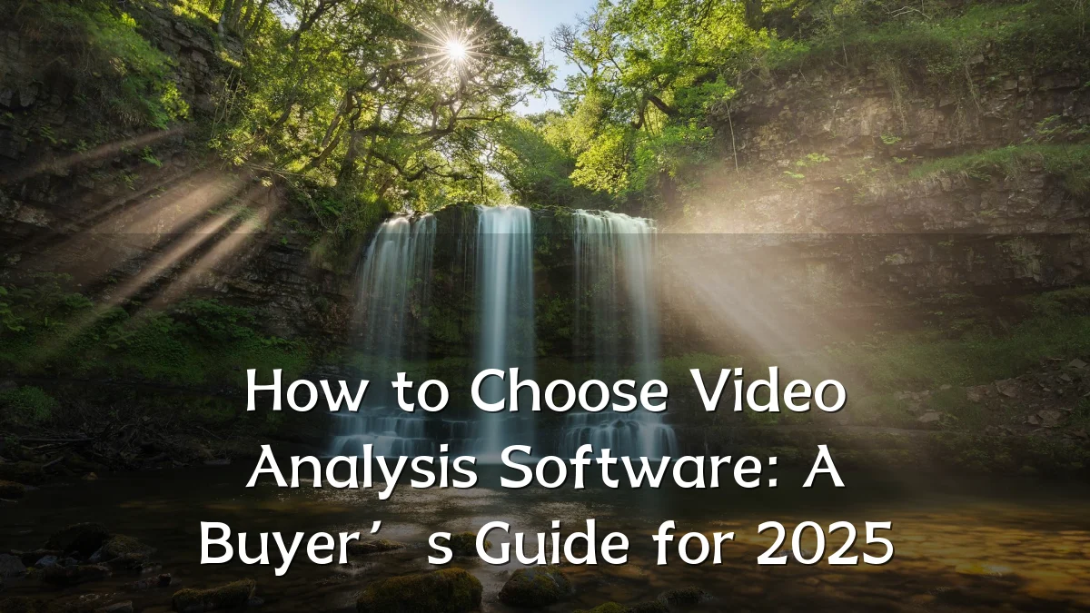 How to Choose Video Analysis Software: A Buyer’s Guide for 2025