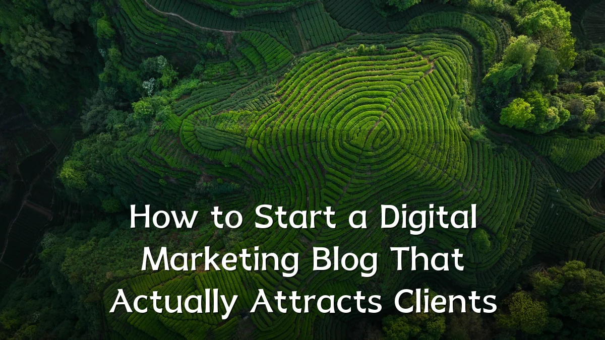 How to Start a Digital Marketing Blog That Actually Attracts Clients