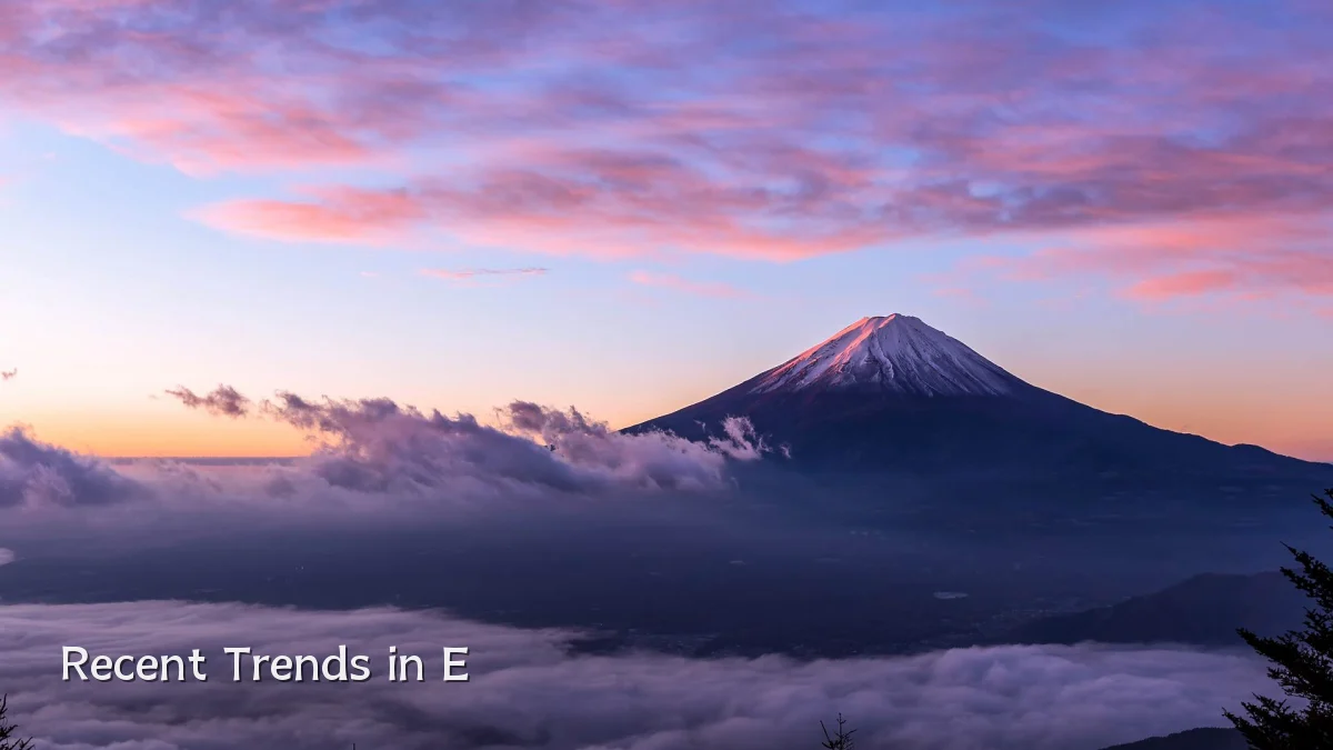 Recent Trends in E