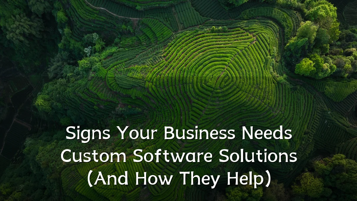 Signs Your Business Needs Custom Software Solutions (And How They Help)