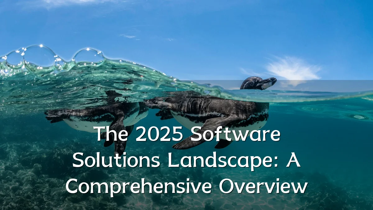 The 2025 Software Solutions Landscape: A Comprehensive Overview