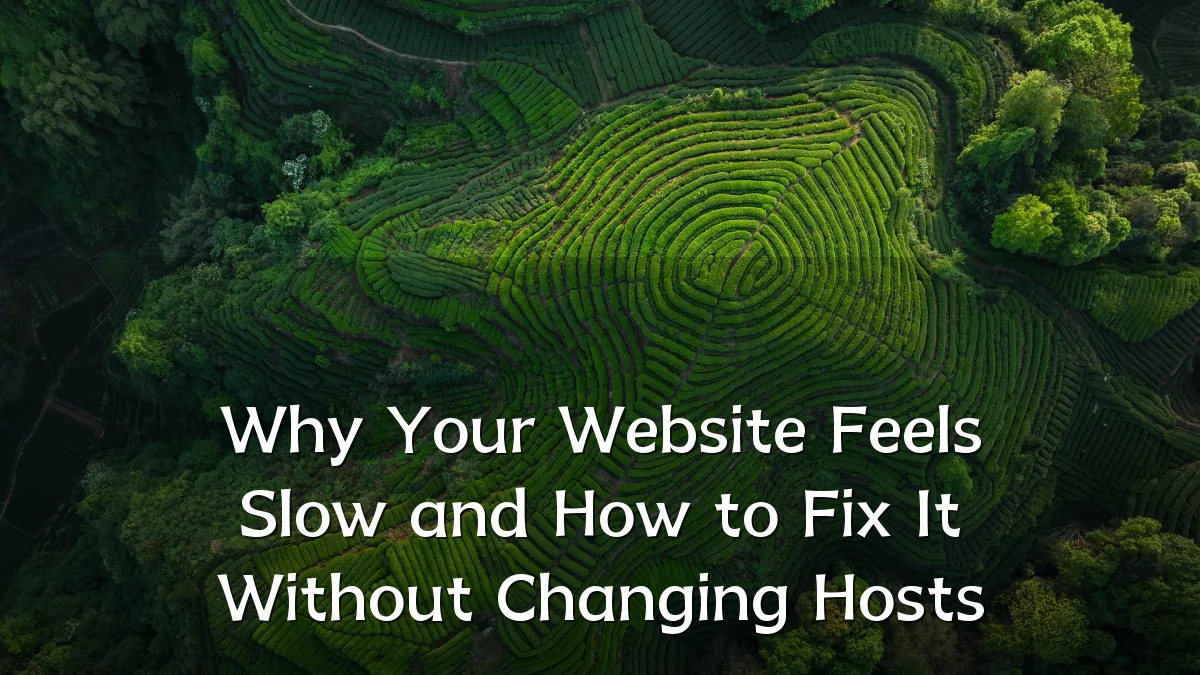 Why Your Website Feels Slow and How to Fix It Without Changing Hosts
